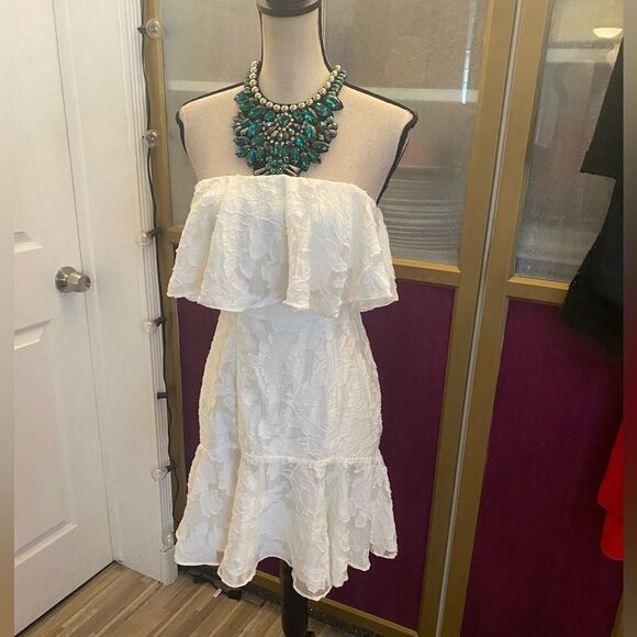 Keepsake white dress, S - Picture 1 of 9